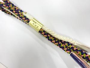 未使用品　正絹　手組帯締め